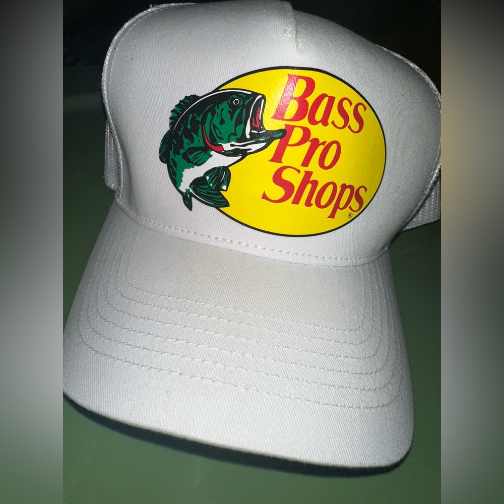 Bass Pro Shops White Cap with Logo